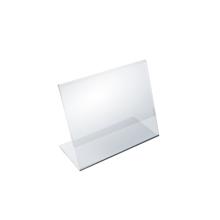 Azar Displays 6"W x 4"H Angled Sign Holder, PK10 112727